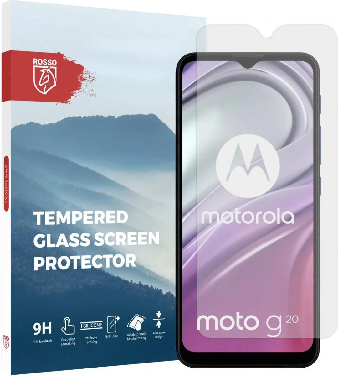 Rosso Motorola Moto G10/G20/G30 9H Tempered Glass
