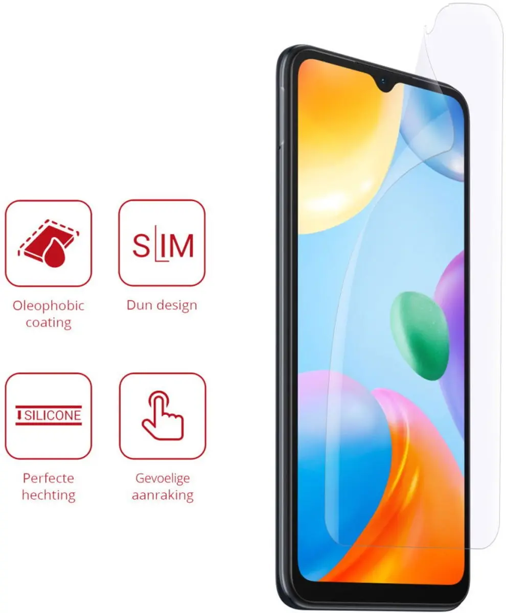 Rosso Screen Protector Ultra Clear voor Xiaomi Redmi 10C - 2 Stuks