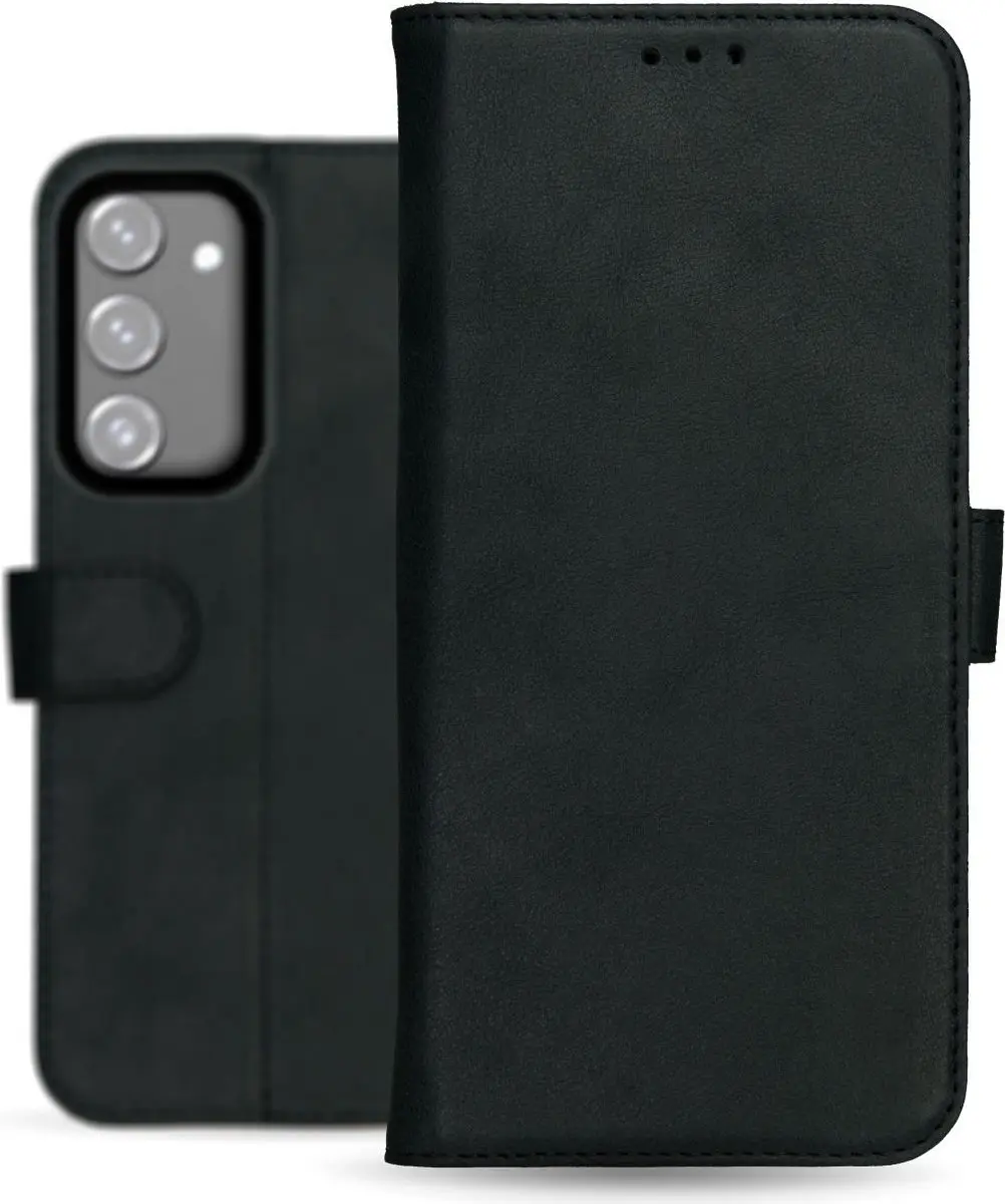 Rosso Deluxe Book Case Samsung Galaxy S23 Plus - 3 Pasjes - Zwart