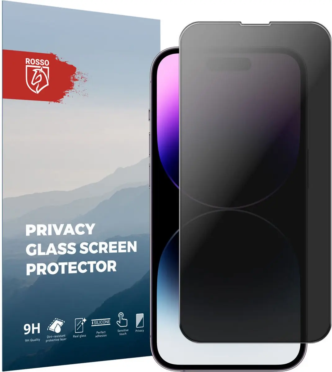 Rosso 9H Privacy Screen Protector iPhone 14 Pro