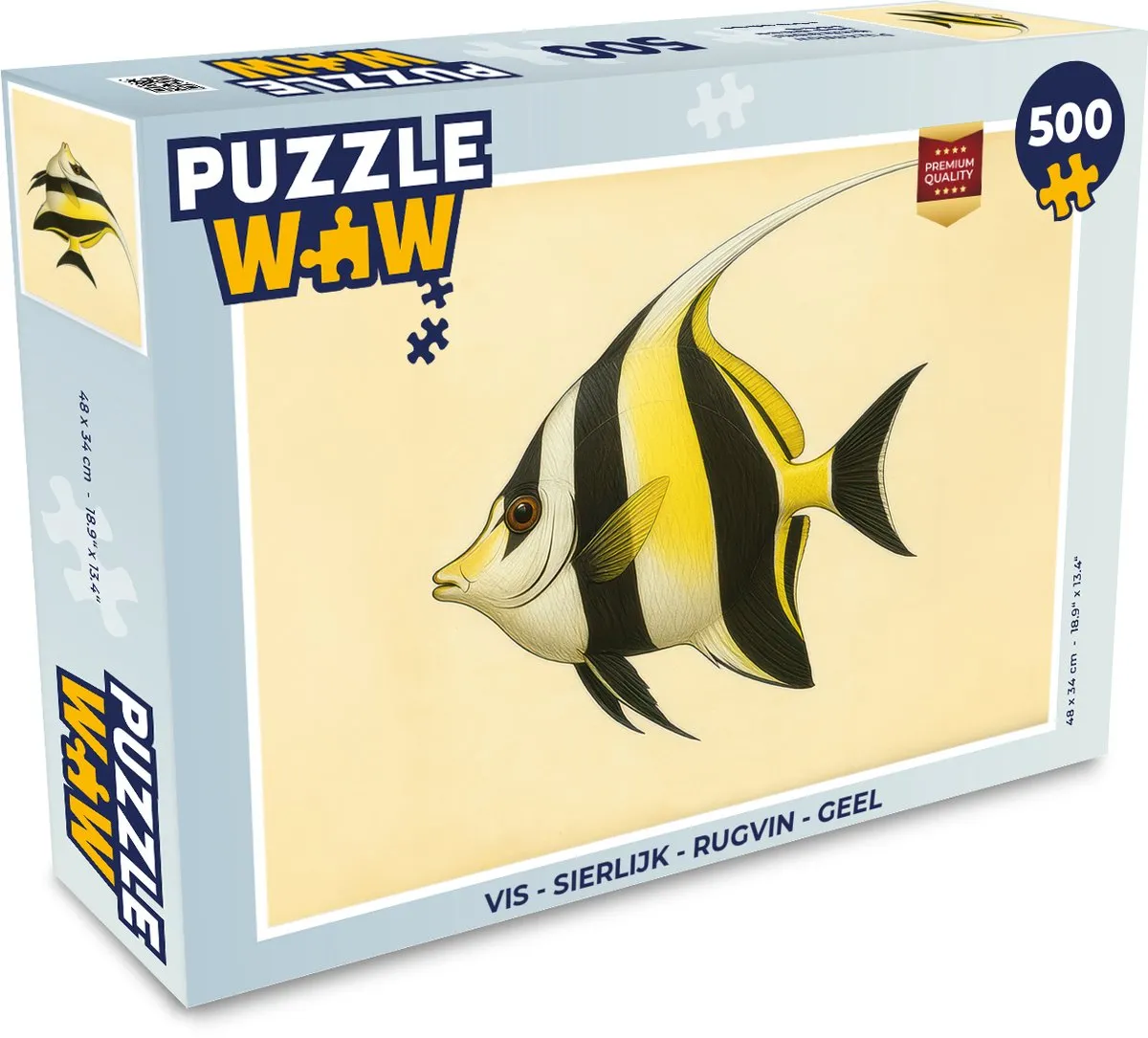 PuzzleWow Vis Puzzel 500 Stuks
