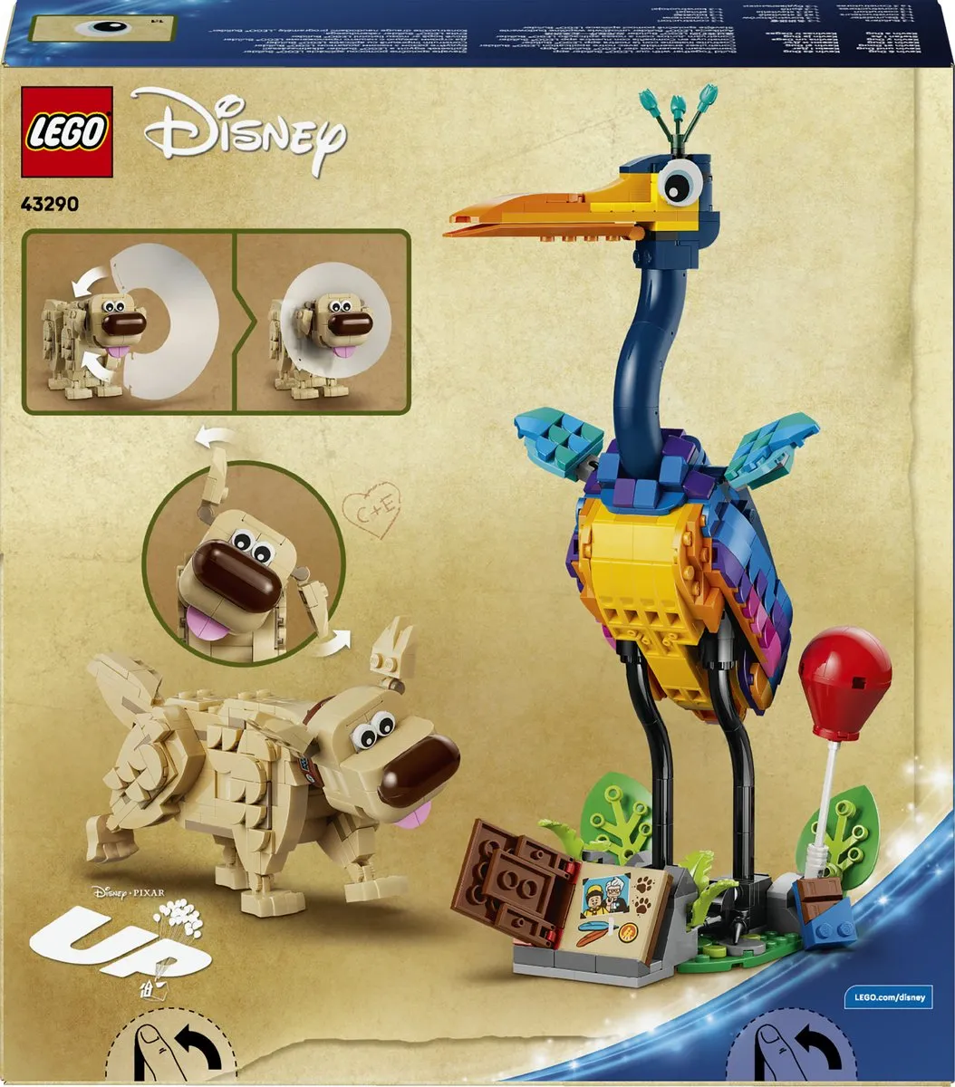 LEGO Disney Kevin en Dug 43290 - 628 Stukken - Multicolor
