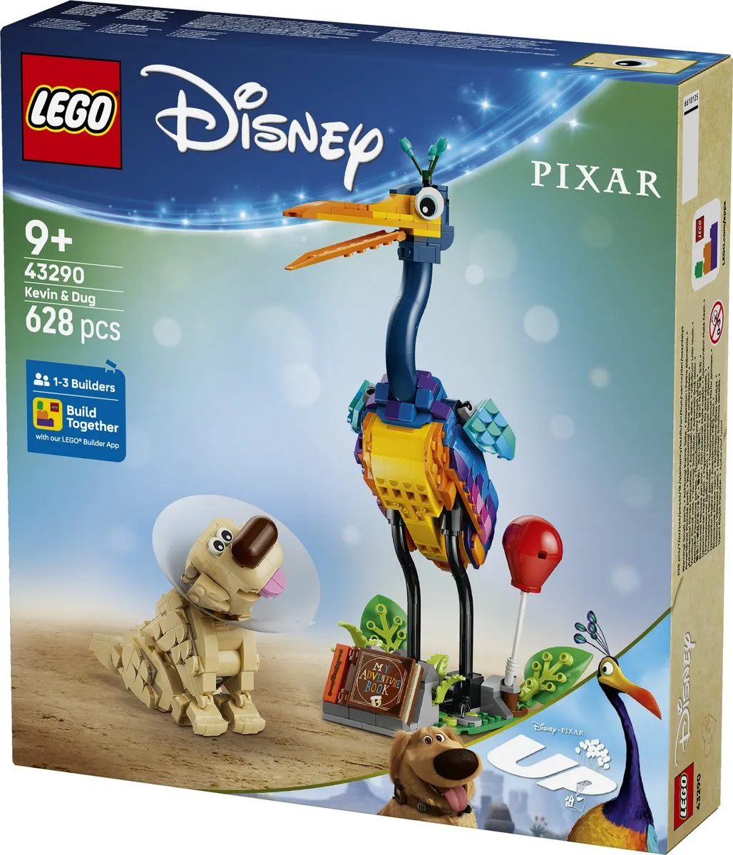 LEGO Disney Kevin en Dug 43290 - 628 Stukken - Multicolor