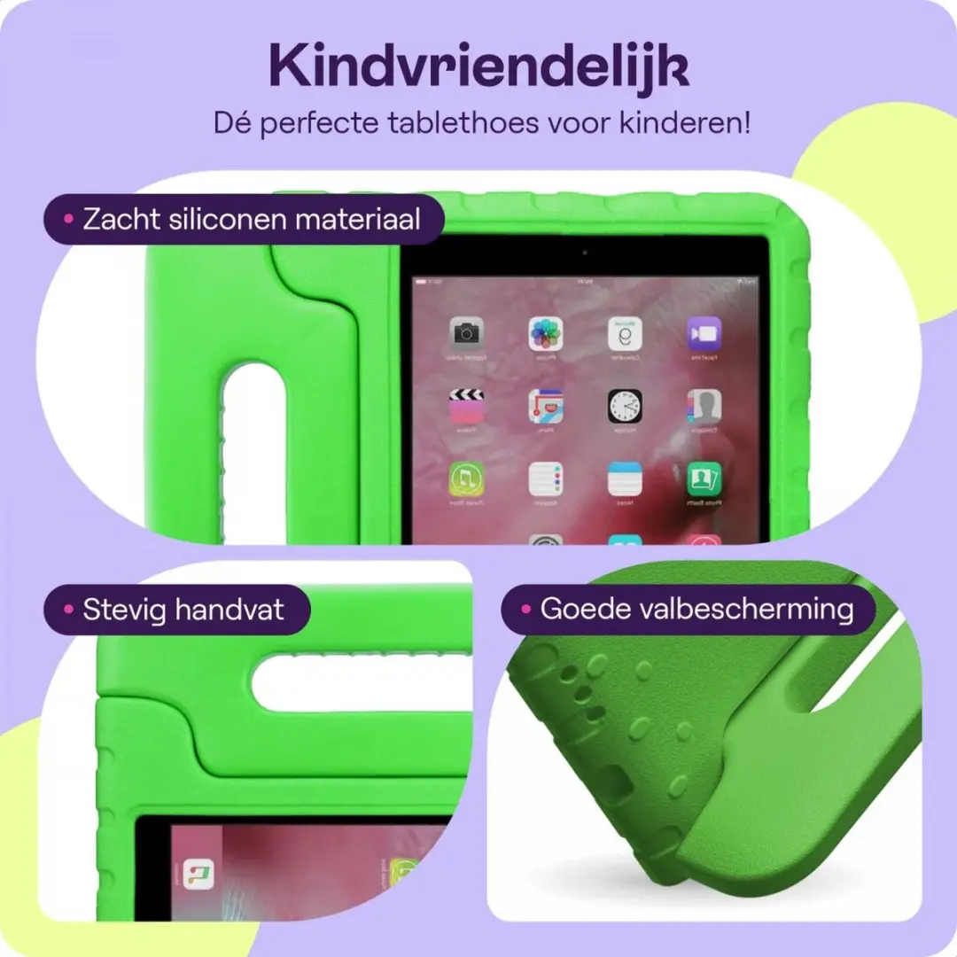 HappyCase Kinderhoes iPad 9.7 2017/2018/Air - Groen