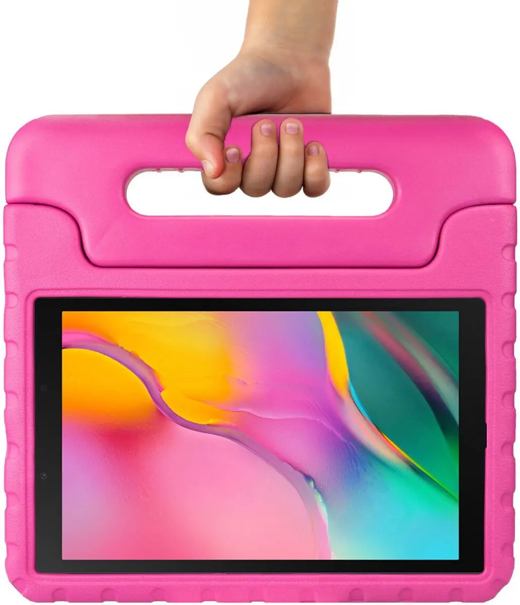 HappyCase Kinder Tablethoes Samsung Galaxy Tab A 8.0 (2019) - Roze