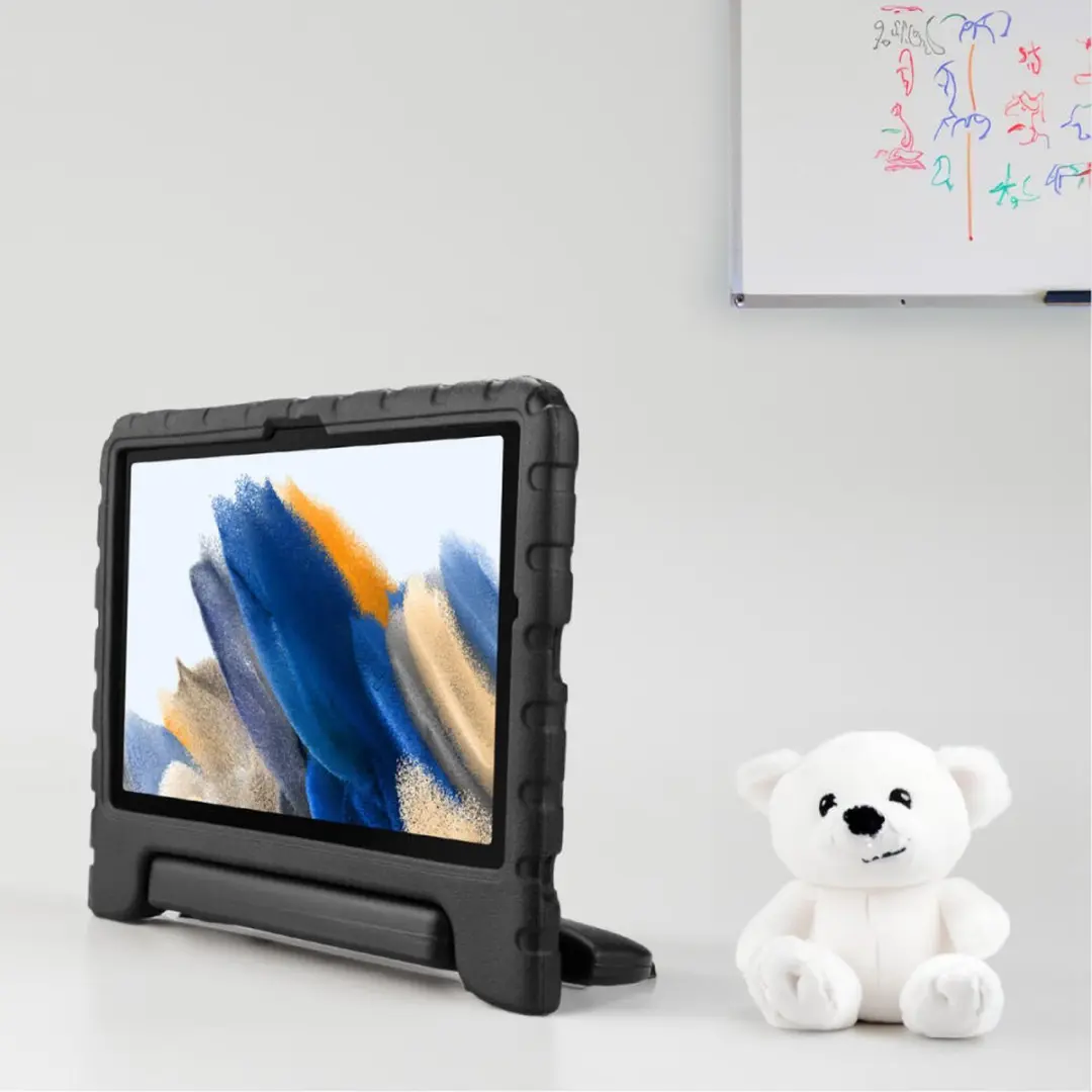 HappyCase Kinder Tablethoes Samsung Galaxy Tab A7 Lite - Zwart