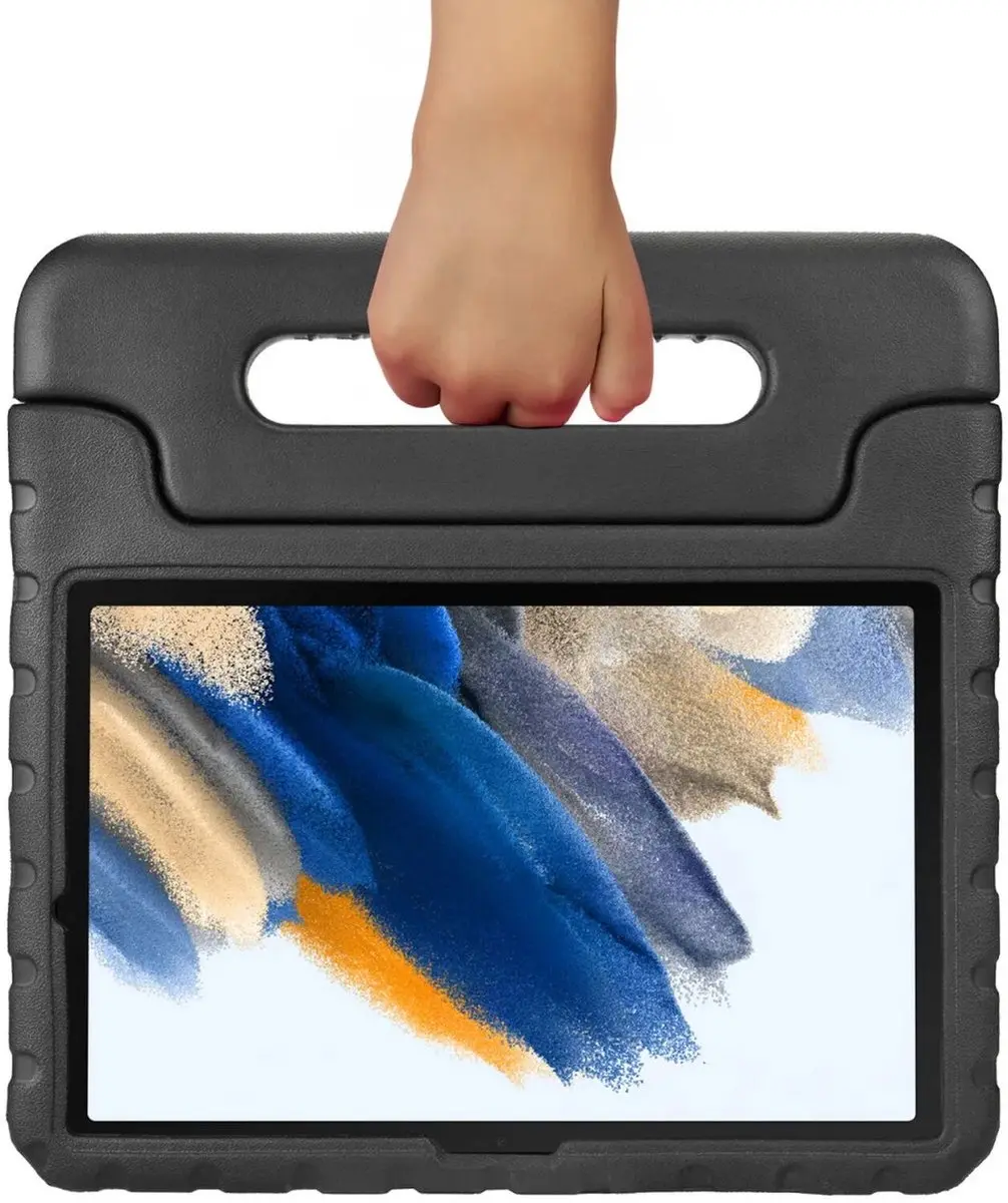 HappyCase Kinder Tablethoes Samsung Galaxy Tab A7 Lite - Zwart