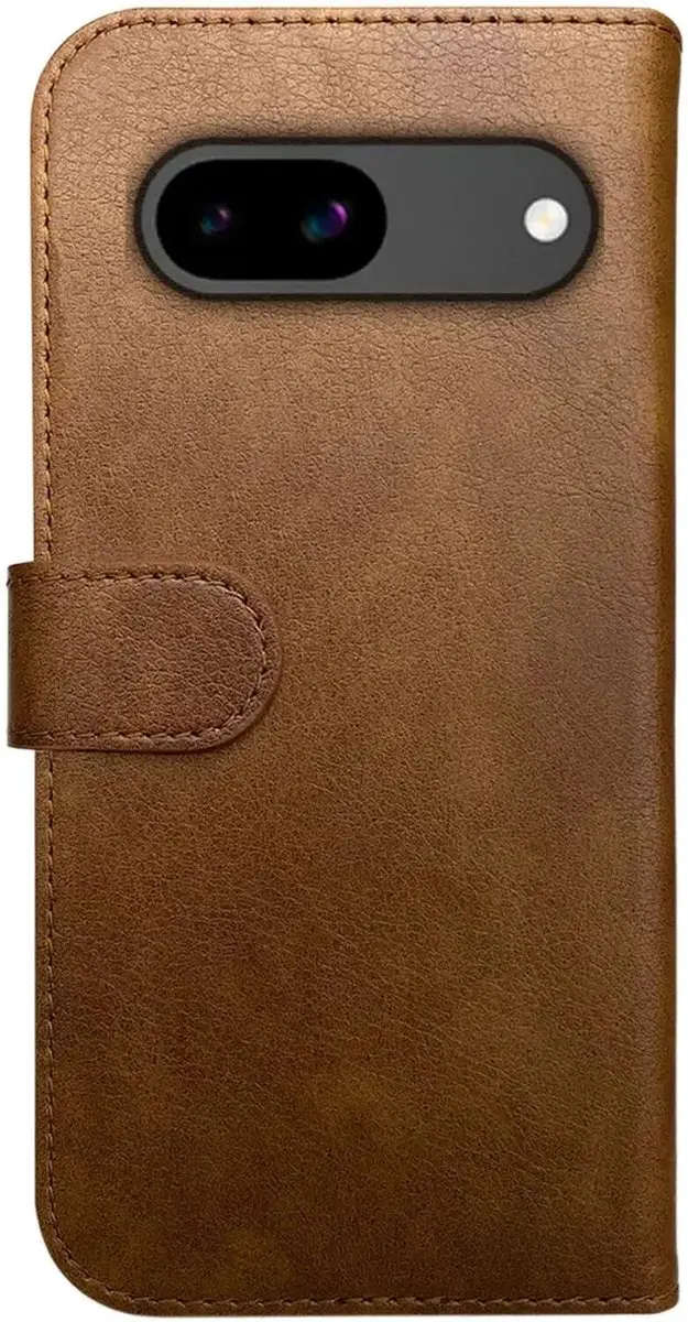 Rosso Element Book Case Wallet Google Pixel 8a - 3 Pasjes - Bruin