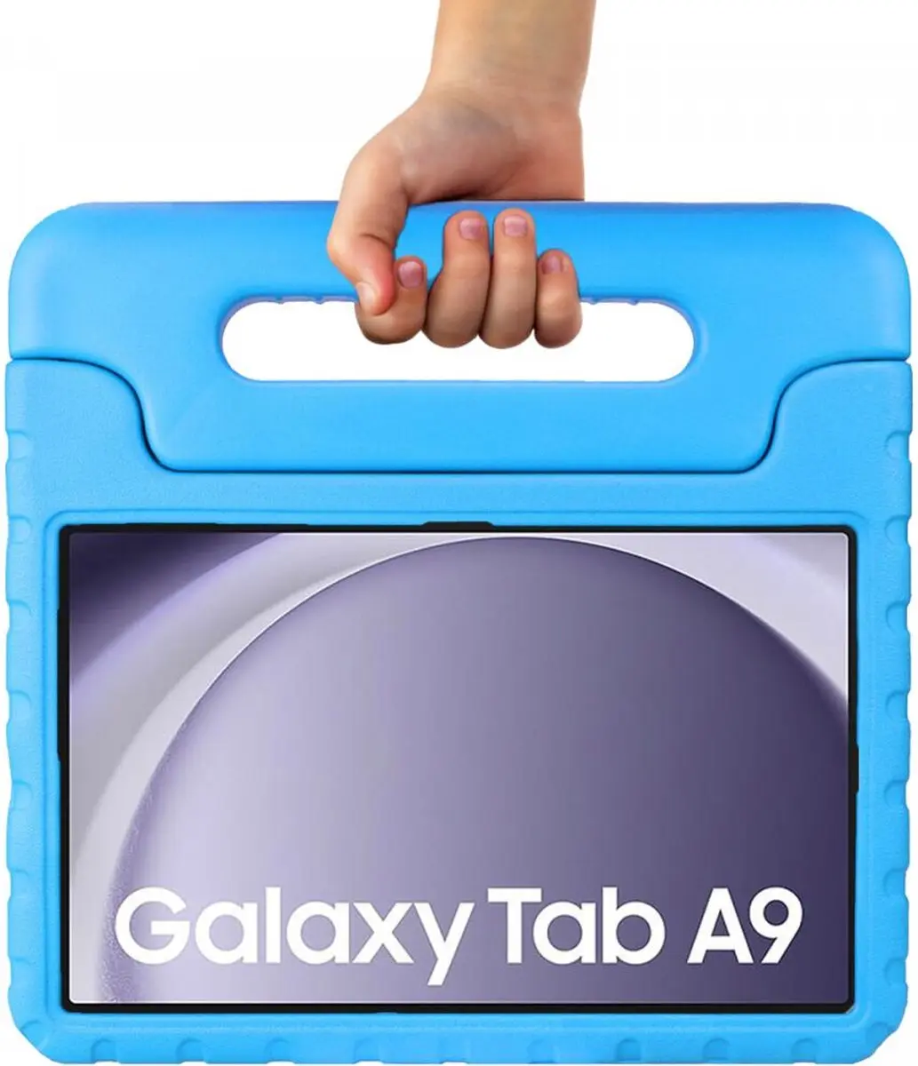 HappyCase Kinder Tablethoes Samsung Galaxy Tab A11/A9 Plus - Blauw