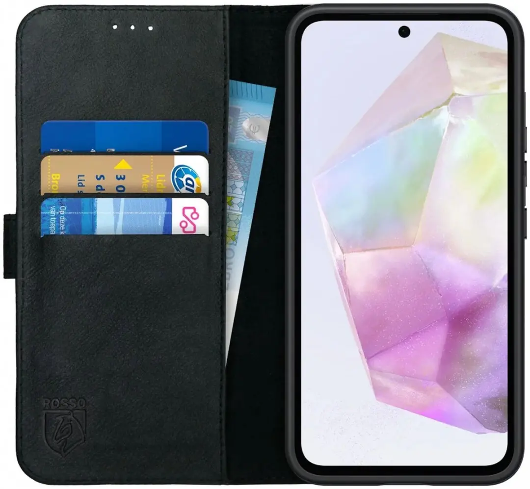 Rosso Deluxe Book Case Samsung Galaxy A35