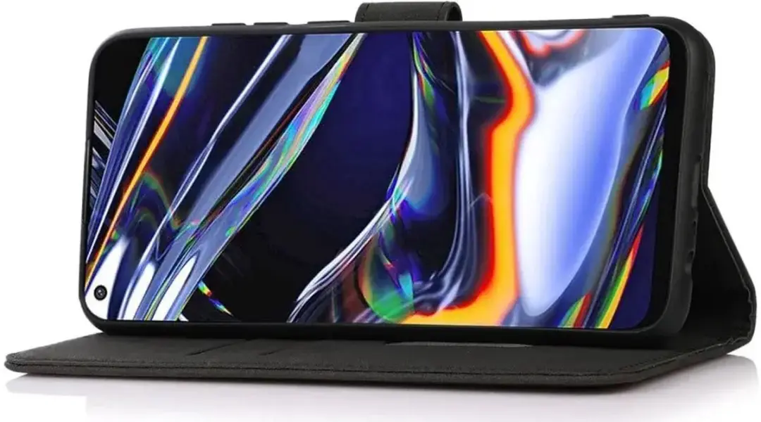 Khazneh Retro Wallet Book Case Samsung Galaxy Xcover 7 - Zwart