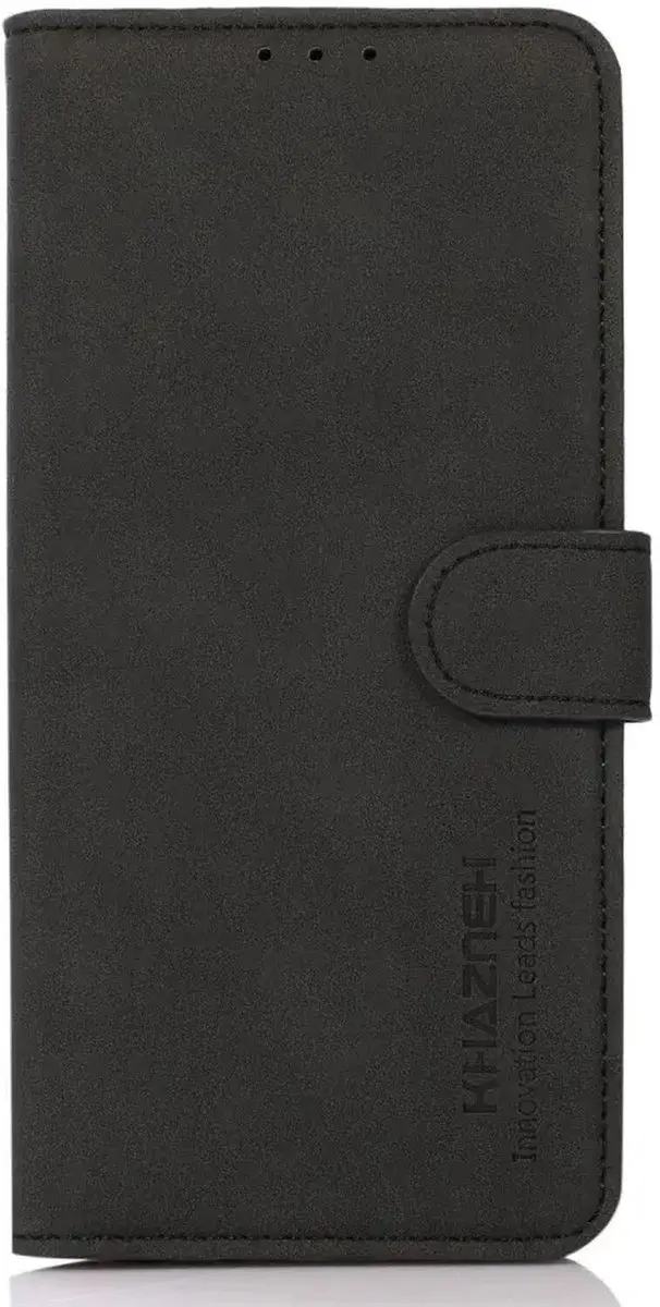 Khazneh Retro Wallet Book Case Samsung Galaxy Xcover 7 - Zwart