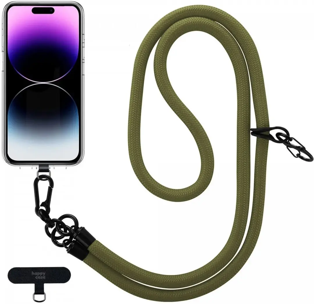 HappyCase Telefoonkoord Polsbandje 120cm - Groen