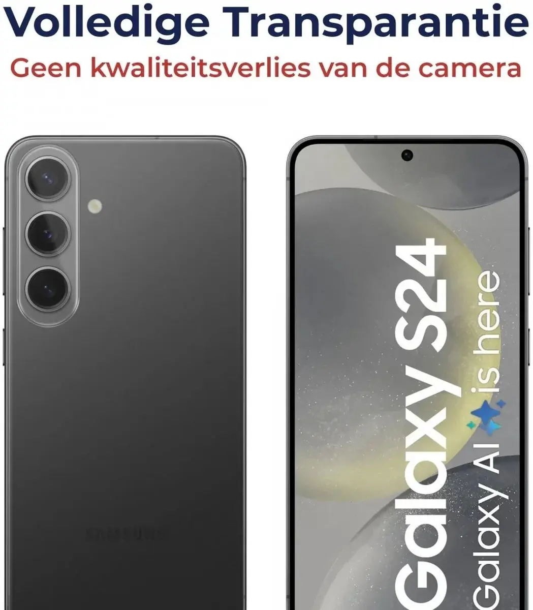 Rosso Camera Lens Protector Samsung Galaxy S24 - Transparant