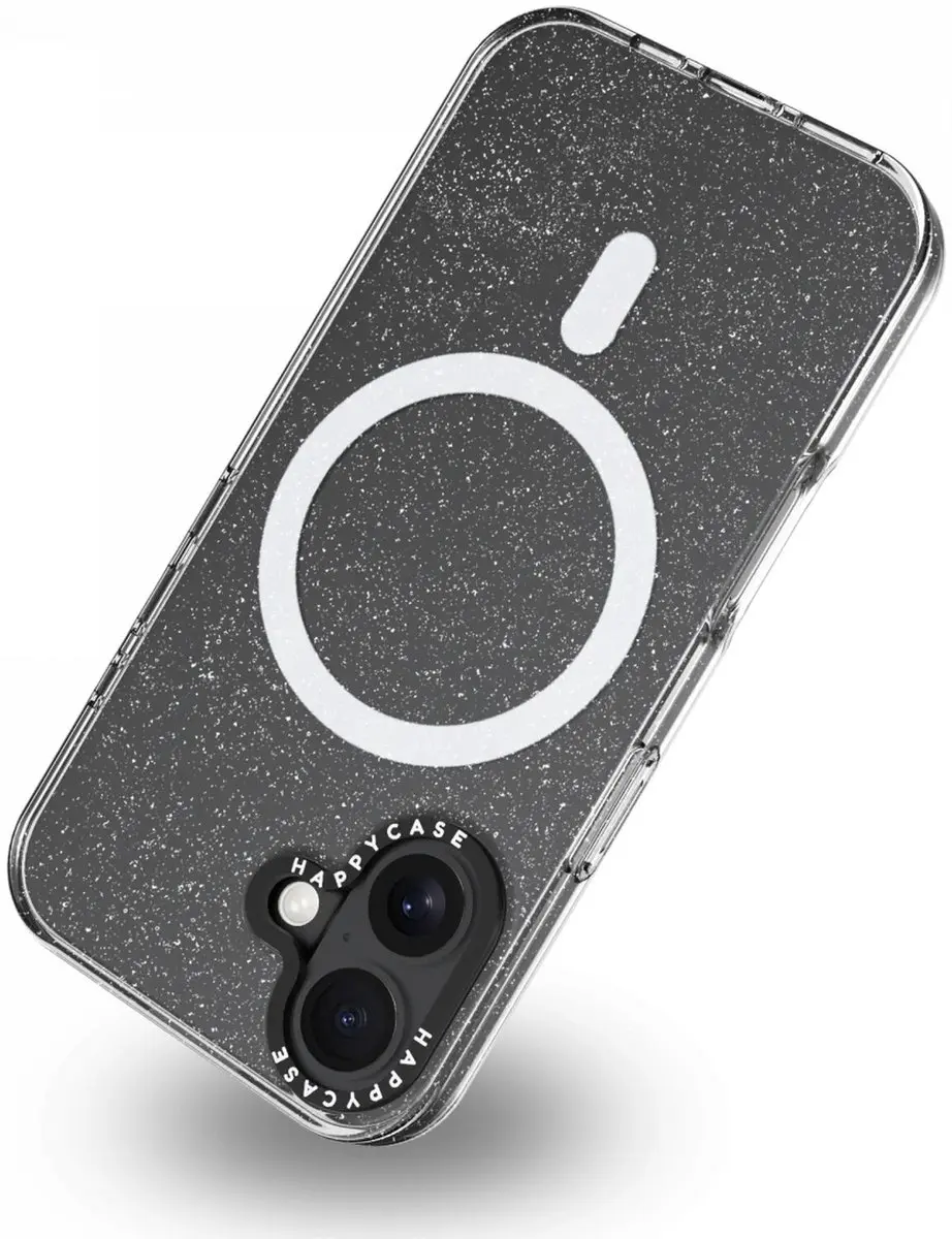 HappyCase Joy Hoesje iPhone 16 - Sparkle Glitter - MagSafe