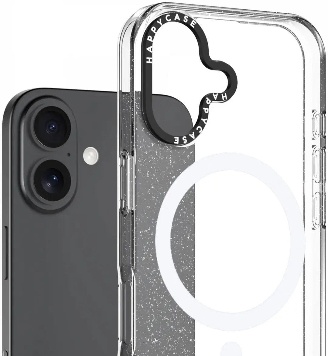 HappyCase Joy Hoesje iPhone 16 - Sparkle Glitter - MagSafe