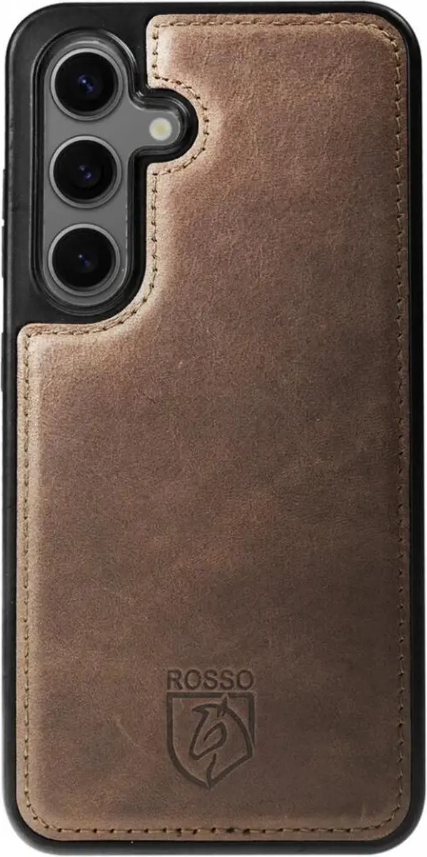 Rosso Elite 203259 Hoesje Samsung Galaxy S25 - Bruin - MagSafe