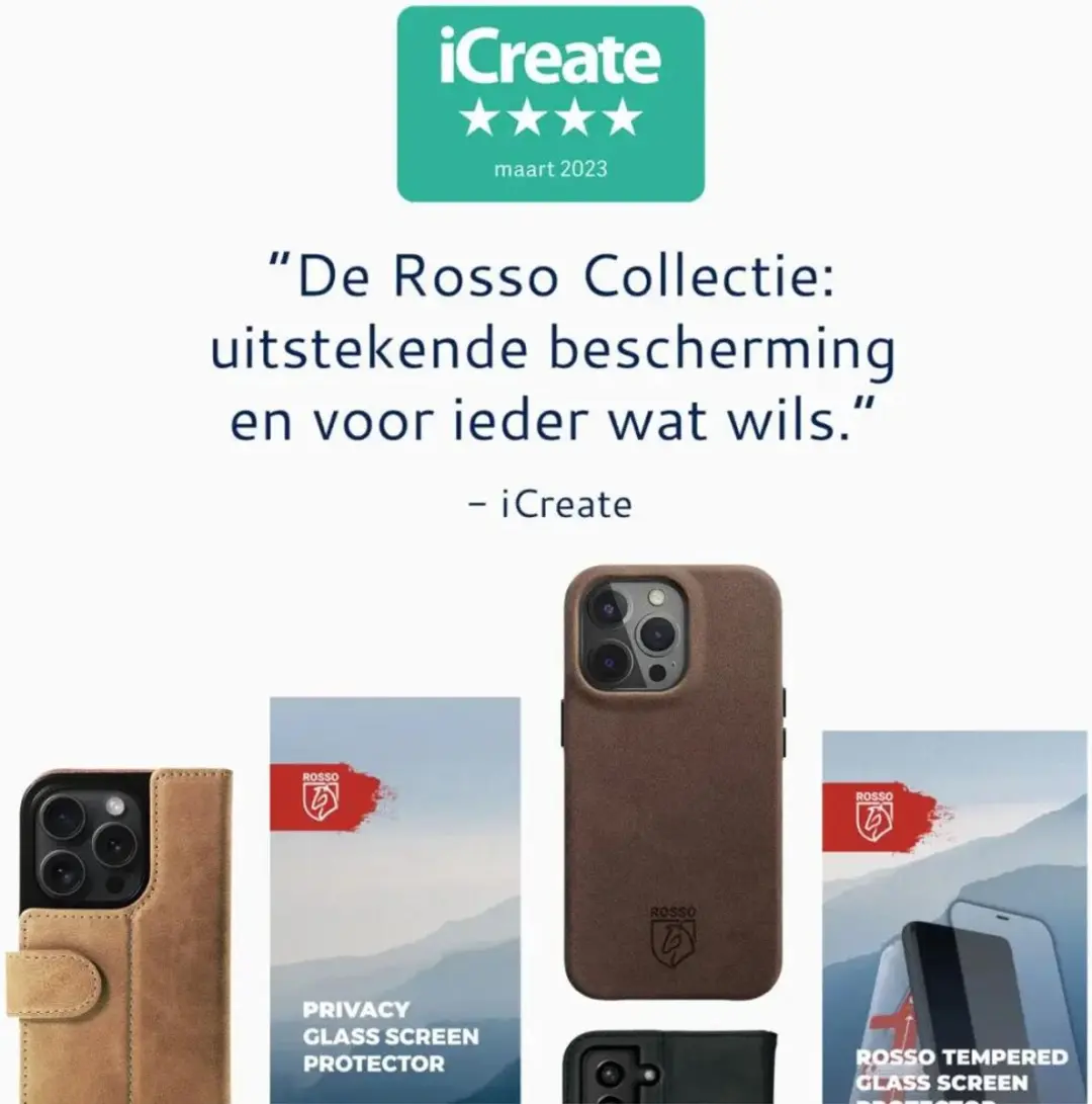 Rosso Elite Hoesje 207048 - iPhone 16/17 - MagSafe - Bruin