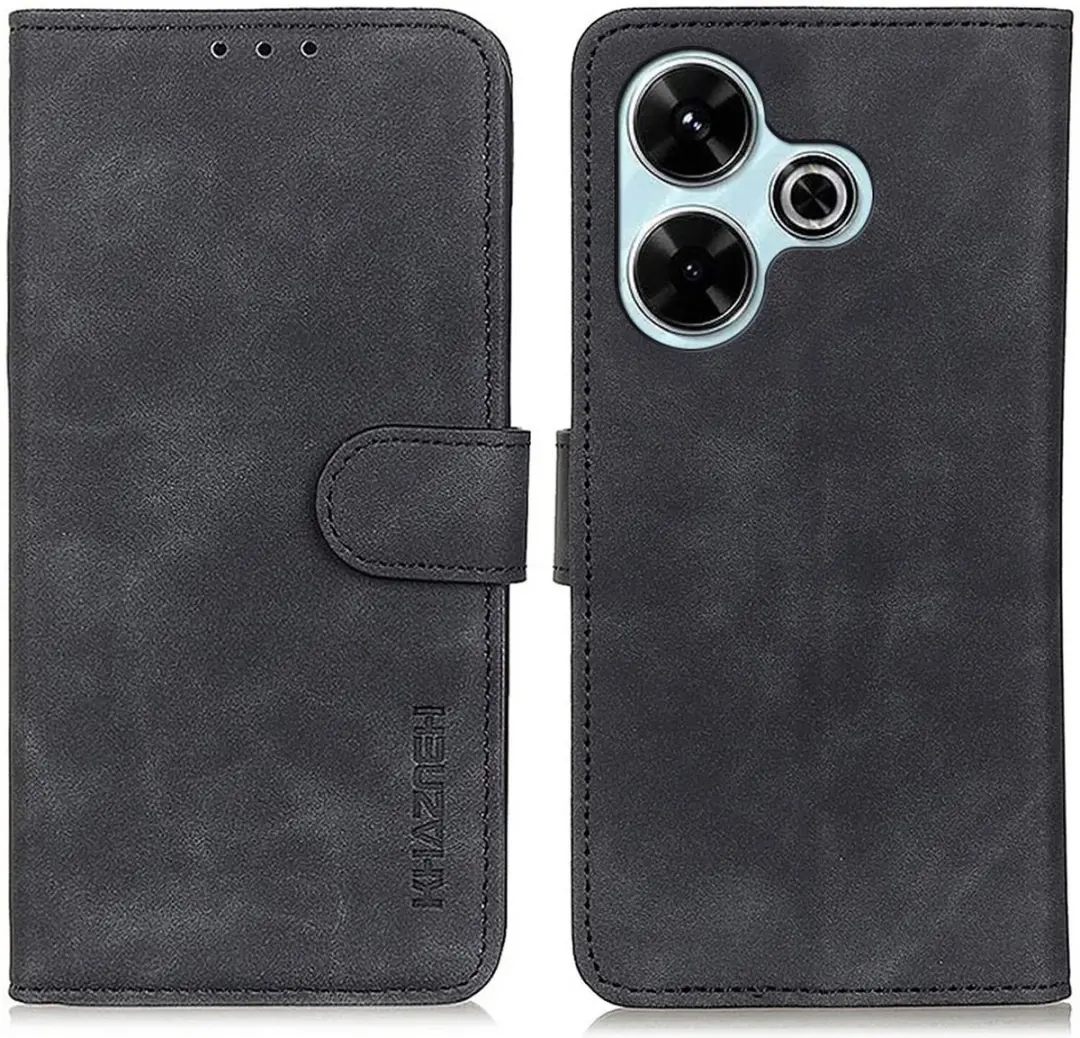 Khazneh Hoesje Xiaomi Redmi 13 4G - Zwart