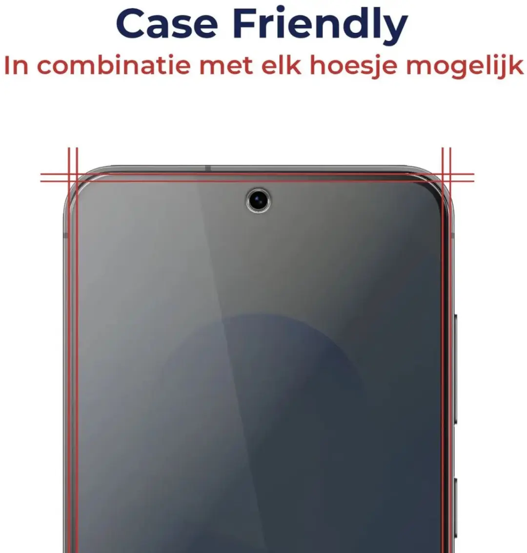 Rosso Privacy Screen Protector Samsung Galaxy S25 Plus - 9H Glas