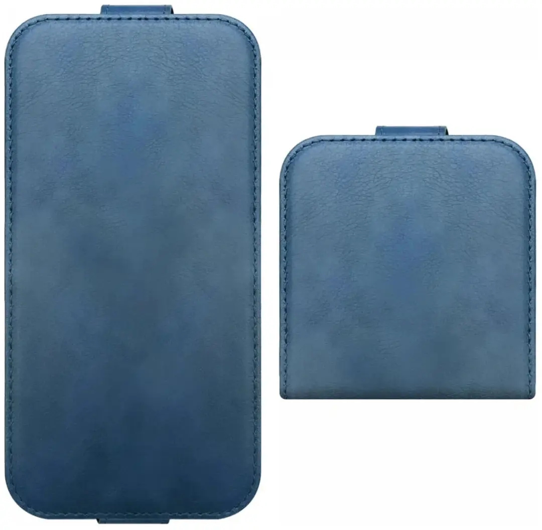 Rosso Element Wallet Book Case Samsung Galaxy Z Flip 7 - 3 Pasjes - Blauw