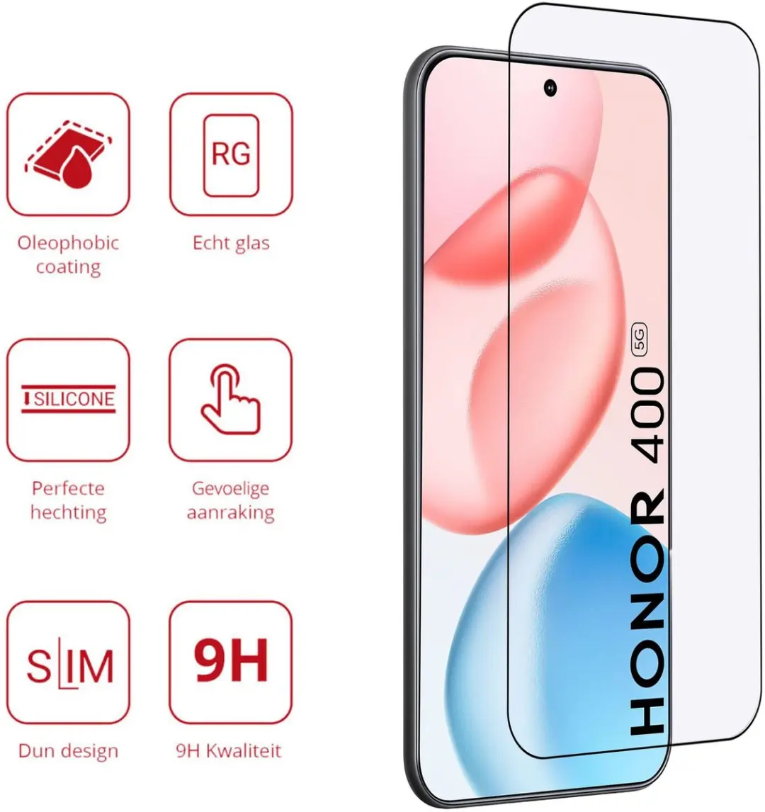 Rosso Screen Protector Honor 400 - 9H Tempered Glass
