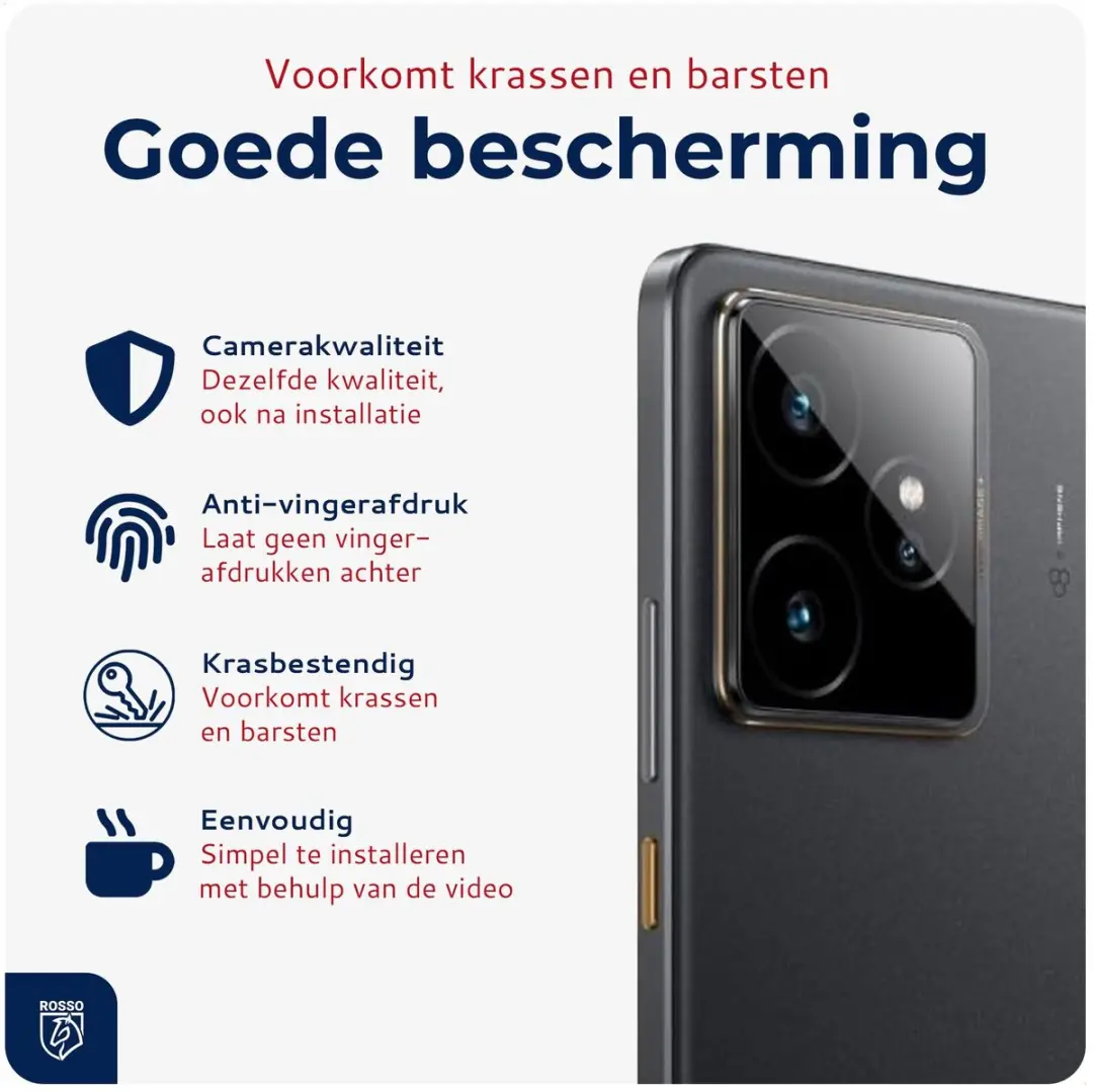 Rosso Camera Protector Realme GT 7 - Ultra Dun Glas - Transparant