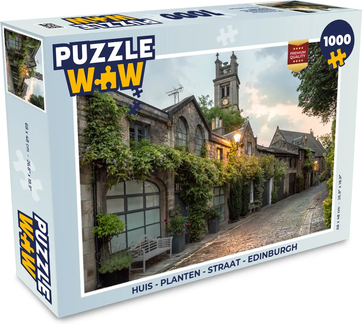 PuzzleWow Edinburgh Legpuzzel 1000 Stuks