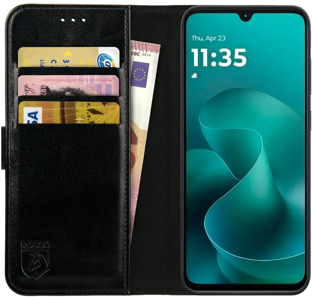Rosso Element Wallet Book Case Moto G06