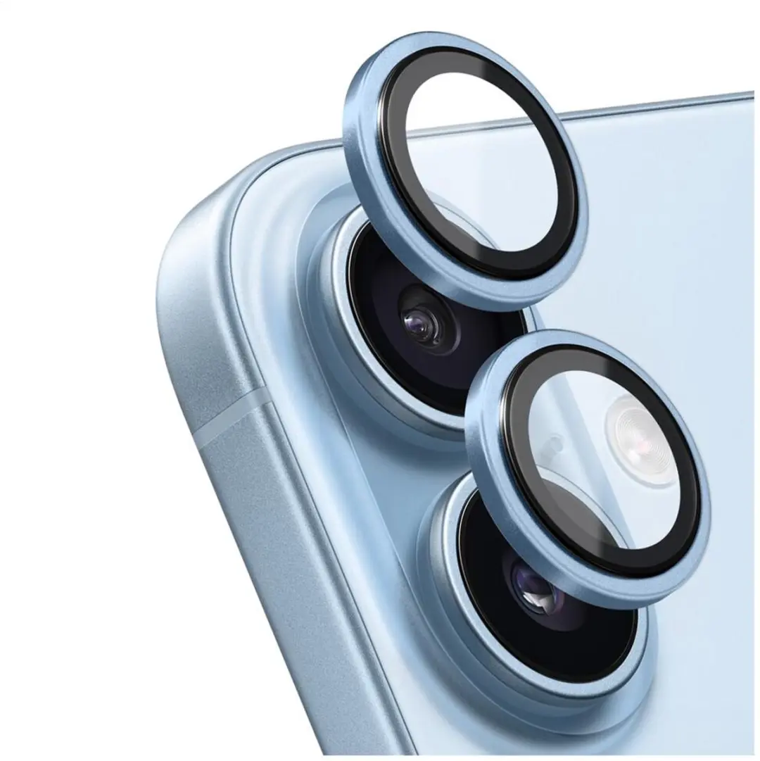 Rosso iPhone 17 Cameralensbeschermer Blauw