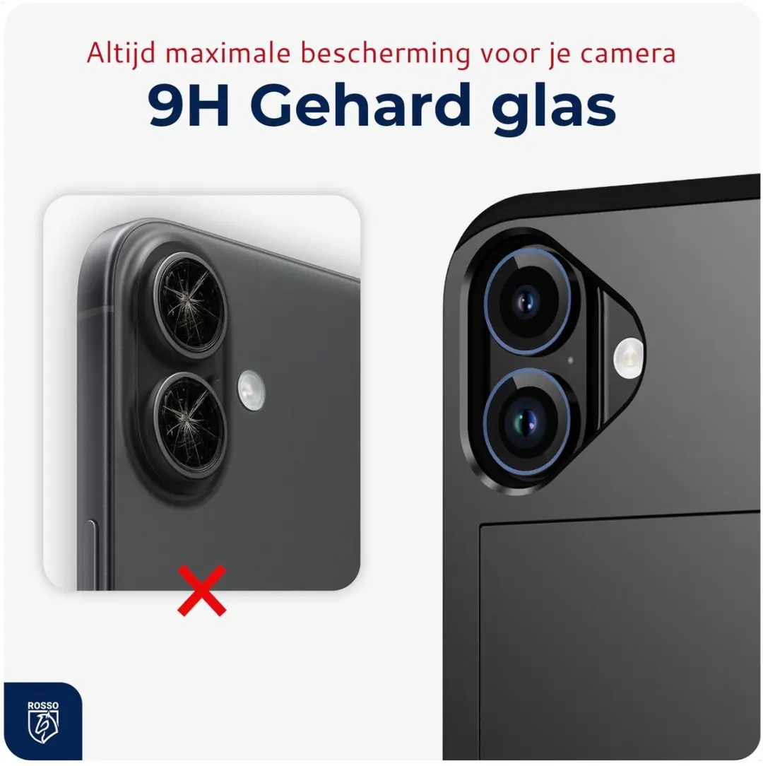 Rosso iPhone 17 Cameralensbeschermer Blauw