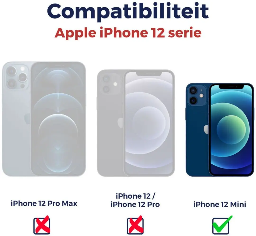 Rosso Screen Protector iPhone 12 Mini - 2x 9H Tempered Glass