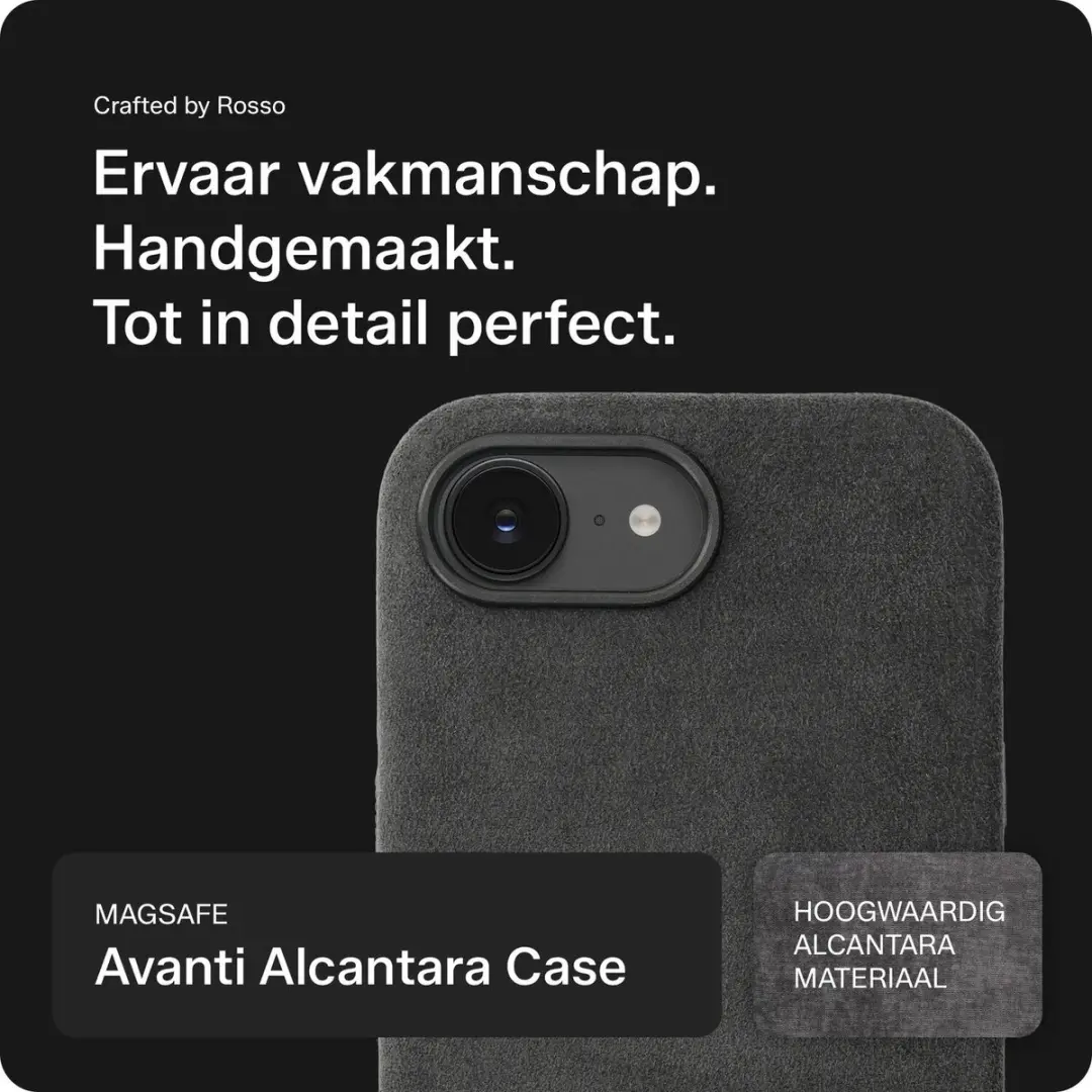 Rosso Avanti Hoesje iPhone 16/17 - MagSafe/Grijs