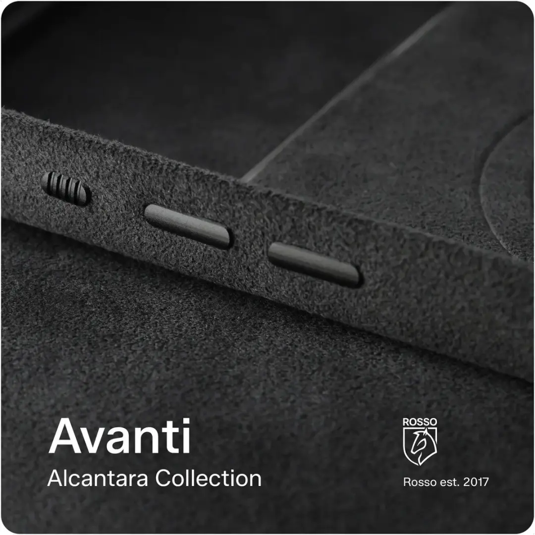 Rosso Avanti Hoesje iPhone 16/17 - MagSafe/Grijs