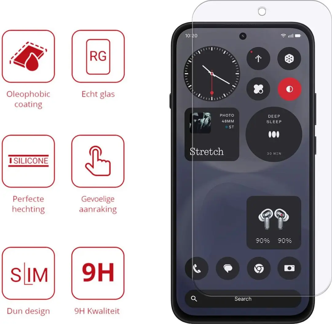 Rosso Screen Protector Nothing Phone (4b) - 9H Hardheid