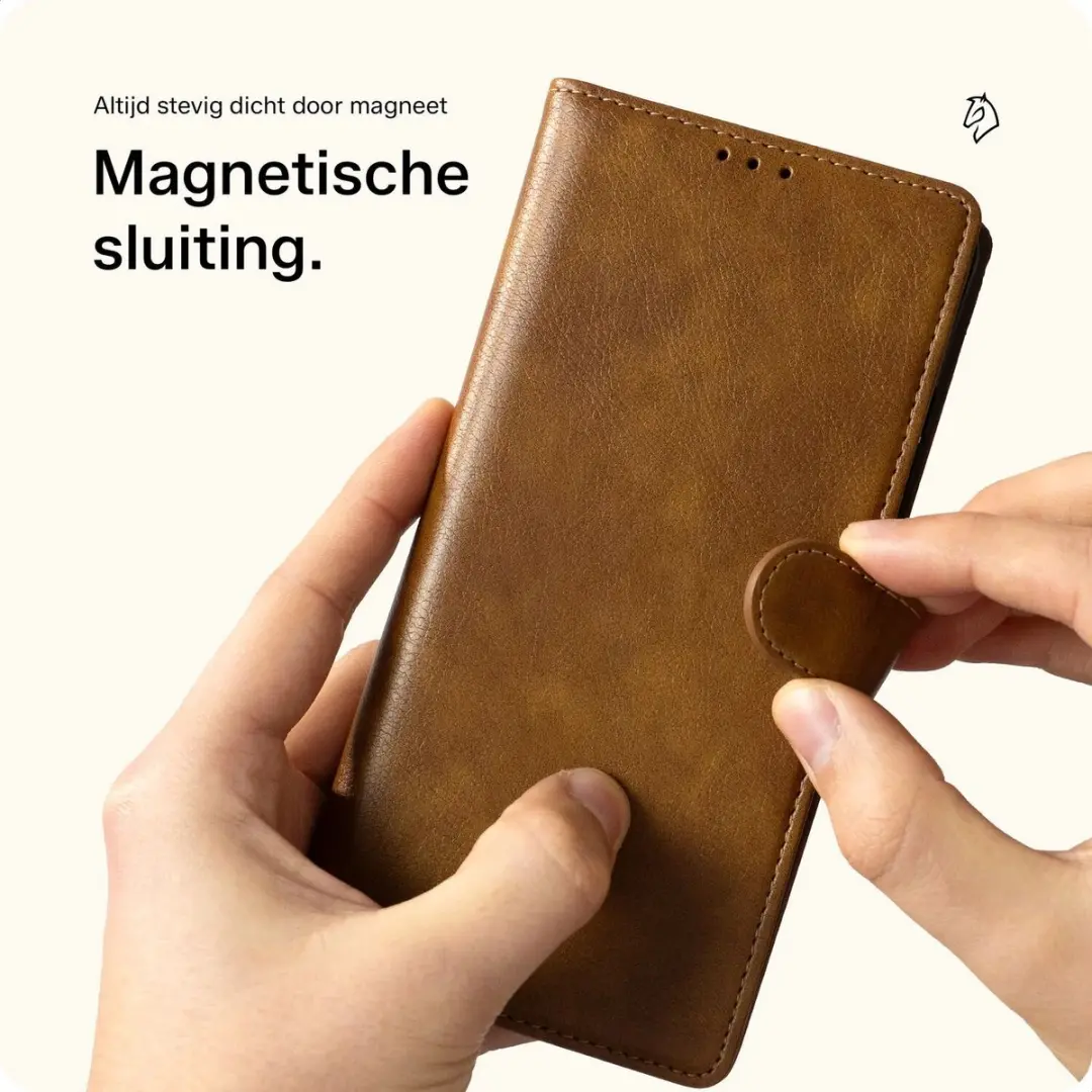 Rosso Element Wallet Book Case 264307 - Samsung Galaxy Z Fold8 Ultra - 4 Pasjes - Bruin