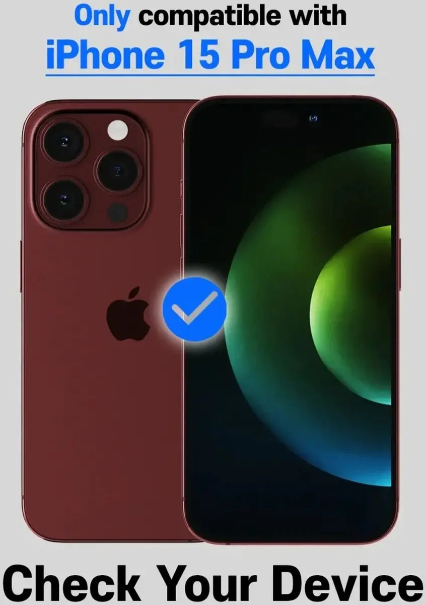 Whitestone Dome Glass iPhone 15 Pro Max - Tempered Glass - 2 Stuks
