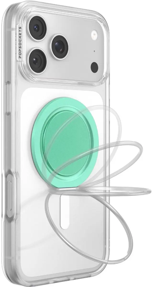 PopSockets PopGrip Low Pro MagSafe Jelly Mint - afbeelding 4 van 6