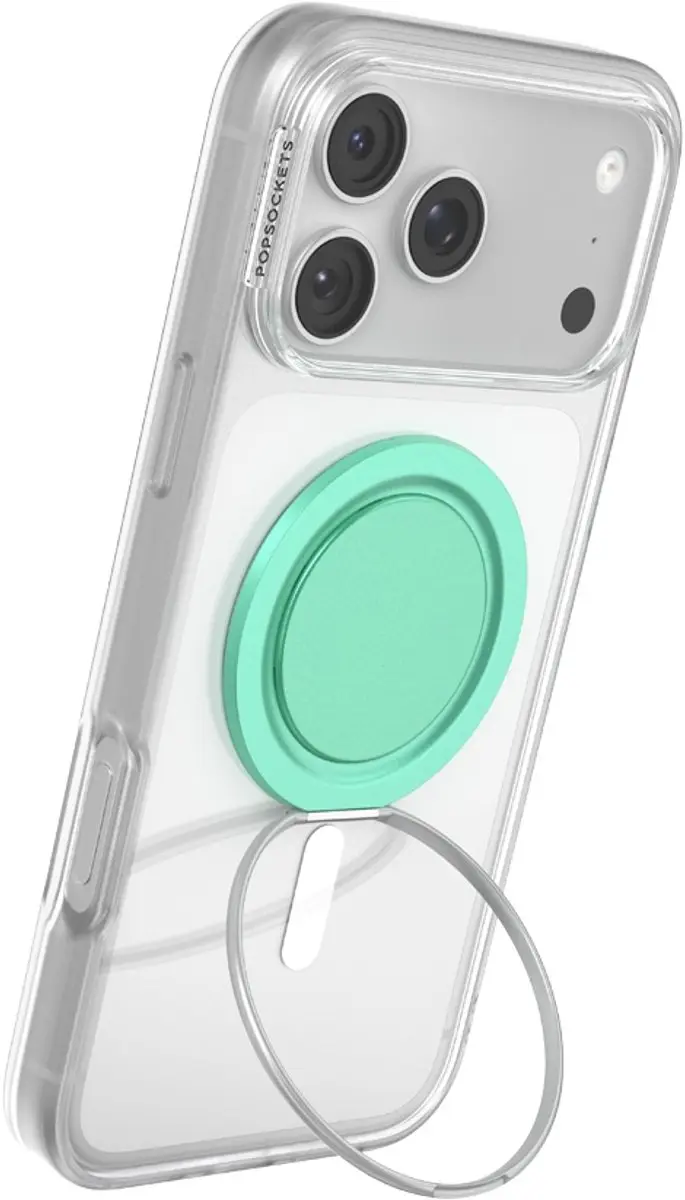 PopSockets PopGrip Low Pro MagSafe Jelly Mint - afbeelding 3 van 6