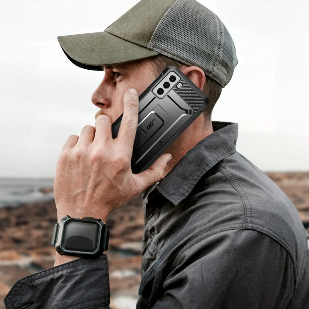 Supcase Backcase Hoesje Samsung Galaxy S22 - Zwart