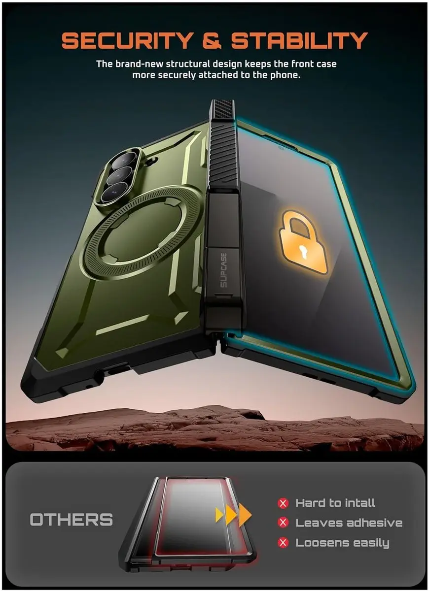 Supcase UB Grip Hoesje Samsung Galaxy Z Fold 7 - Groen