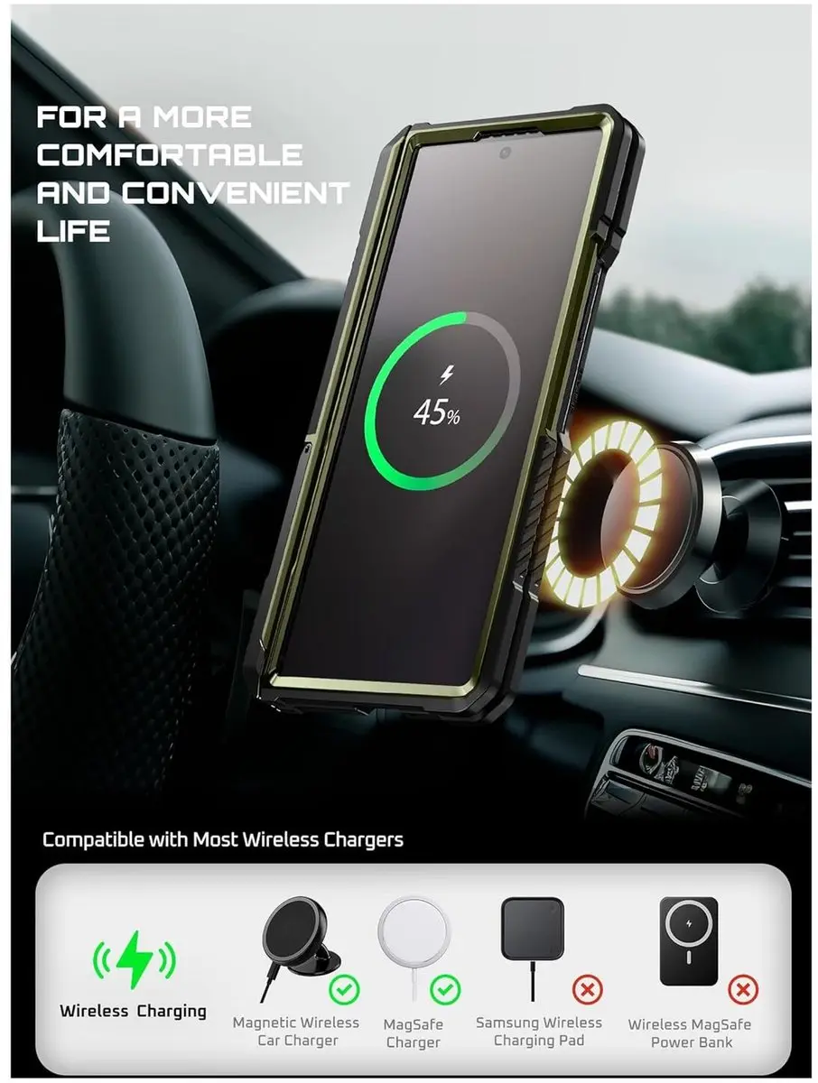 Supcase UB Grip Hoesje Samsung Galaxy Z Fold 7 - Groen