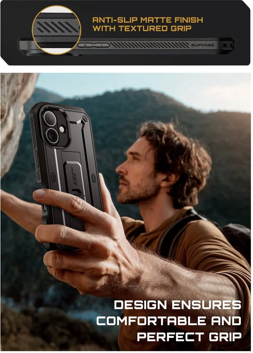 Supcase 360 Backcover iPhone 17 - Zwart - MPN 13931