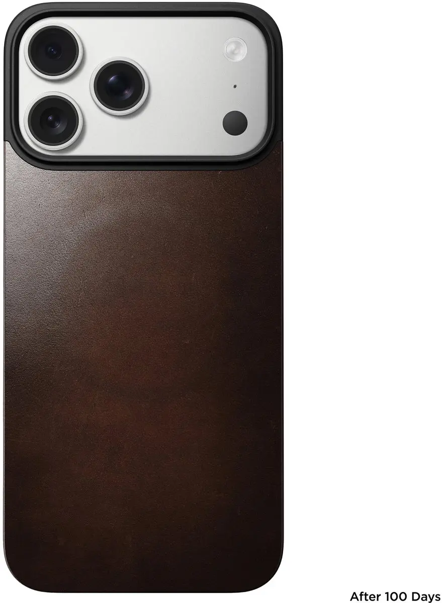 NOMAD Horween Lederen Back iPhone 17 Pro Max 114624118E8E - Bruin