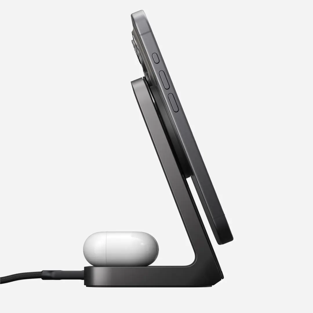 NOMAD Stand One MagSafe Qi2.2 Draadloze Oplader 25W - Zwart - afbeelding 2 van 6
