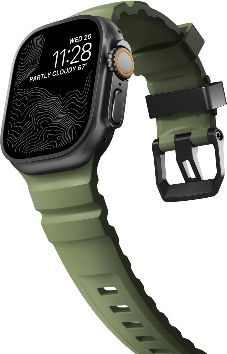 NOMAD Rocky Point Horlogeband - Groen - 45/46/49mm - afbeelding 6 van 6