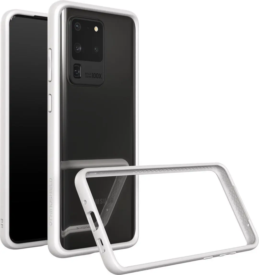 RhinoShield CrashGuard Samsung Galaxy S20 Ultra Hoesje Bumper Wit