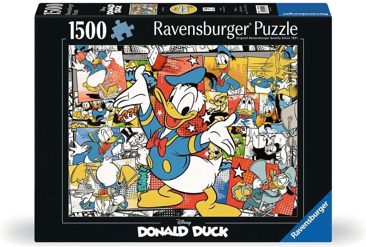 Ravensburger Donald Duck Legpuzzel 1500 Stuks - MPN 12001220