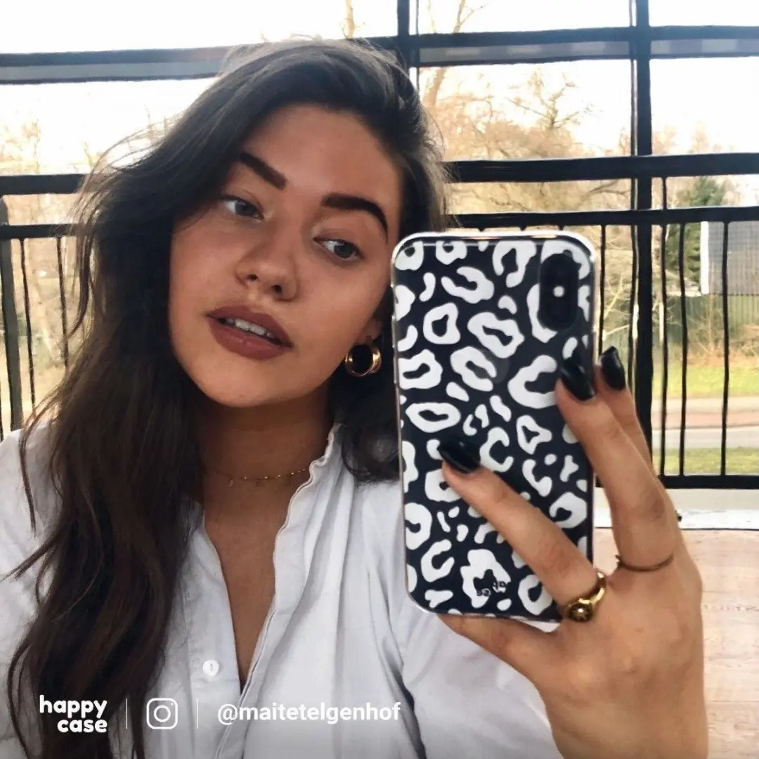 HappyCase TPU Hoesje iPhone XR - Luipaard Print - PC10002AF