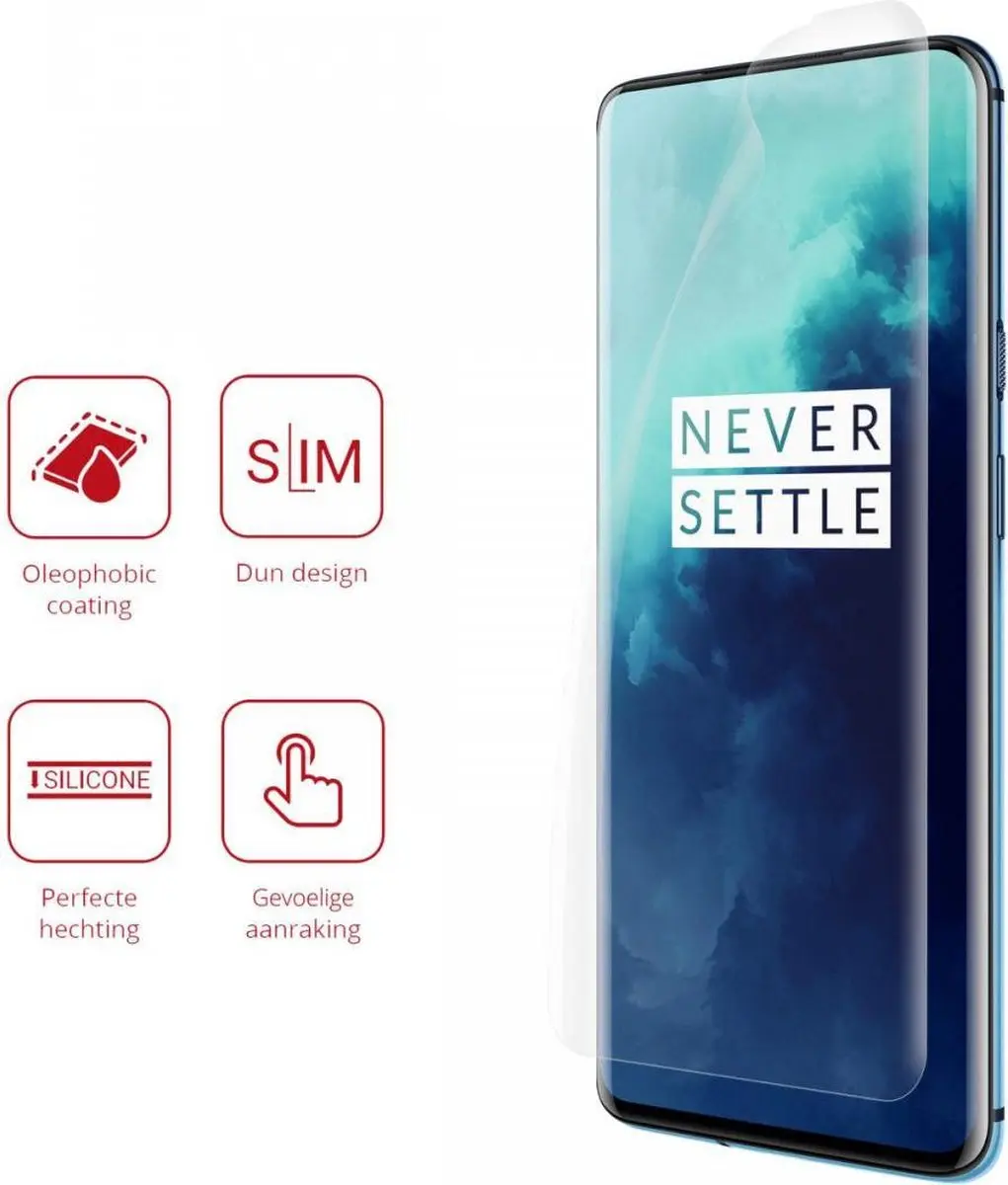 Rosso Screen Protector Ultra Clear - OnePlus 7T Pro - 2 Stuks